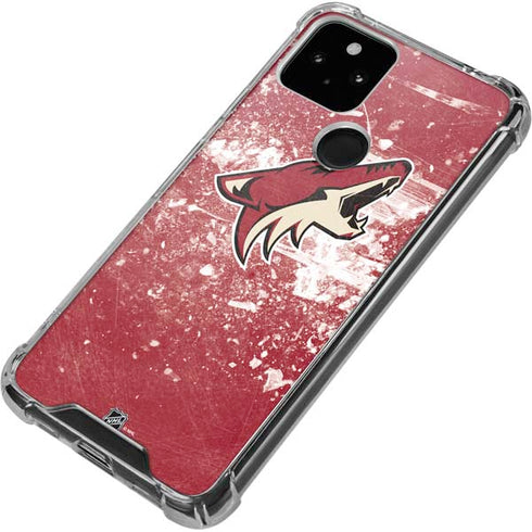 NHL Arizona Coyotes Frozen Google Pixel 5 Clear Case